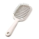 Buerfu Entlüftungsbürste, Entlüftungsbürsten mit kugelförmigen Borsten | Paddel-Entwirrungsbürste | Belüftete Paddelbürste, Paddel-Entwirrungsbürste Paddelbürste mit kugelförmigen Borsten zum Föhnen