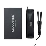Cloud Nine The Slim Iron Glätteisen Schwarz – Haarglätter mit schmalen Sericite-Platten, Revive Mode & 11 Temperatureinstellungen (100–200 °C) – Für präzises Styling von kurzem Haar & Pony