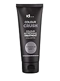 IdHAIR Colour Crush Titanium Grey - Haartönung Treatment Kur - Graue Tönung Creme - Haarfarbe for all Hairtypes - Professional Grau - 100 ml (1er Pack)