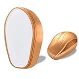 Crystal Haarentferner,Kristall haarentfernung für Damen Herren,Haarentfernung Ohne Rasieren,Schnelle und Schmerzlose,Wiederverwendbarer Nano Haarentferner für Rücken,Arme und Beine(Gold)