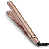 BaByliss Rose Gold Glätteisen - Keramikplatten für glattes Styling, Universalspannung für weltweiten Einsatz, ultra-schnelles Aufheizen in Sekunden, Temperatureinstellungen bis zu 235°C, 2598PE