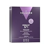 VALQUER Profi Dauerwelle Set No1 für Normales Haar | Dauerhafte Elastische Locken mit Glanz | Vplex Technologie | 215 ml
