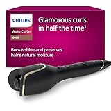 Philips automatischer Lockenstab 8000 Series, Lockenwickler/Curler, 27 verschiedene Stylingoptionen, Schwarz, Modell BHB876/00
