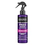 John Frieda Frizz Ease Hitzeschirm Hitzeschutz Spray mit Jojoba-Öl und Aloe-Blättern (1 x 200 ml)