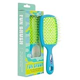 TRISWIM FunBrush Entwirrungsbürste | Für nasses und trockenes Haar | Speed Dry Vented Paddle Brush | Für welliges, lockiges und glattes Haar