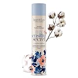 Jean & Len Trockenshampoo my sensitive secret, für sensible Kopfhaut, mit Baumwoll-Extrakt & Panthenol, hilft bei fettigen Haaransätzen, keine weißen Rückstände, Parfumfrei, 200 ml
