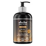 ahuhu THICKENING Coffein Shampoo XXL (500ml) - Bio-Koffein Shampoo für dickeres & kräftiges Haar, belebt die Kopfhaut & aktiviert die Haarwurzeln, Flasche aus 100% recyceltem Plastik, vegan