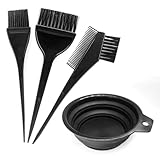 AIOUNIYA Haarfärbepinsel Set Haare FäRben Zubehör Haar Färben Färbung Tool Pinsel zum Haare Färben mit Bürstenkamm haarfärbepinsel und Haarfärbeschale