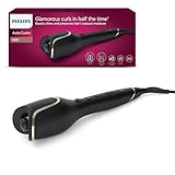 Philips automatischer Lockenstab 8000 Series, Lockenwickler/Curler, 27 verschiedene Stylingoptionen, Schwarz, Modell BHB876/00