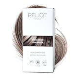 RELIQT Naturals – Pflanzenhaarfarbe Dunkelbraun 100% natürlich & permanent 100 g – Haarfarbe für gründliche Grauhaarabdeckung & gesunden Glanz – Naturkosmetik Haarfärbemittel zusatzstofffrei