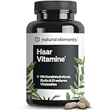Haar Vitamine – 180 Kapseln – hochdosiert mit Keratinhydrolysat, Biotin, Selen, Zink, Hirseextrakt, B-Vitaminen & mehr – für Haare, Haut & Nägel* – in Deutschland produziert & laborgeprüft