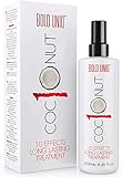 Kokos-Entwirrungsspray - Leave-in-Haarkur für trockenes Haar, Anti-Frizz, UV-Schutz, Antistatisch, Hitzeschutz, Glanz & Volumen - 10 Vorteile in einem Styling-Produkt