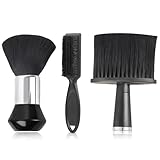 3 Stück Friseurbürste, Barber Set, Nackenpinsel Set, Friseur Bürste, Friseur Haarpinsel, Professionelle Friseur Zubehör für Friseursalon Haarreinigung, Staubentfernung