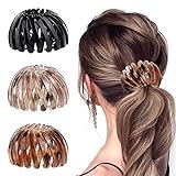 3 Stück Haarspangen für Damen, Vintage Vogelnest Haarklammern Große Haarclips Haargreifer Haar Accessoire Haarschmuck für Mädchen Damen