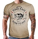 Gasoline Bandit Original Biker Racer T-Shirt: Road Rash XL