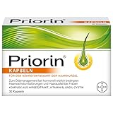 Priorin Kapseln - Haarkapseln mit Nährstoffen für die Haarwurzeln - bei hormonell erblich bedingtem Haarausfall und Haarwachstumsstörungen - 1 x 30 Kapseln