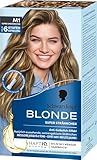 Schwarzkopf Nordic Blonde M1 Strahlende Dochte - Permanente Farbe - hellt bis zu 6 Töne auf - mit aktivierendem Öl&OmegaPlex