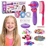 LTFIOON 3-in-1 Automatische Haarflechtmaschine, Automatic Hair Braider mit DIY-Zubehör, Kreative Haardekorationen für Kinder, Haarschmuck Mädchen Spielzeug Geschenk Mädchen 3-12 jahre